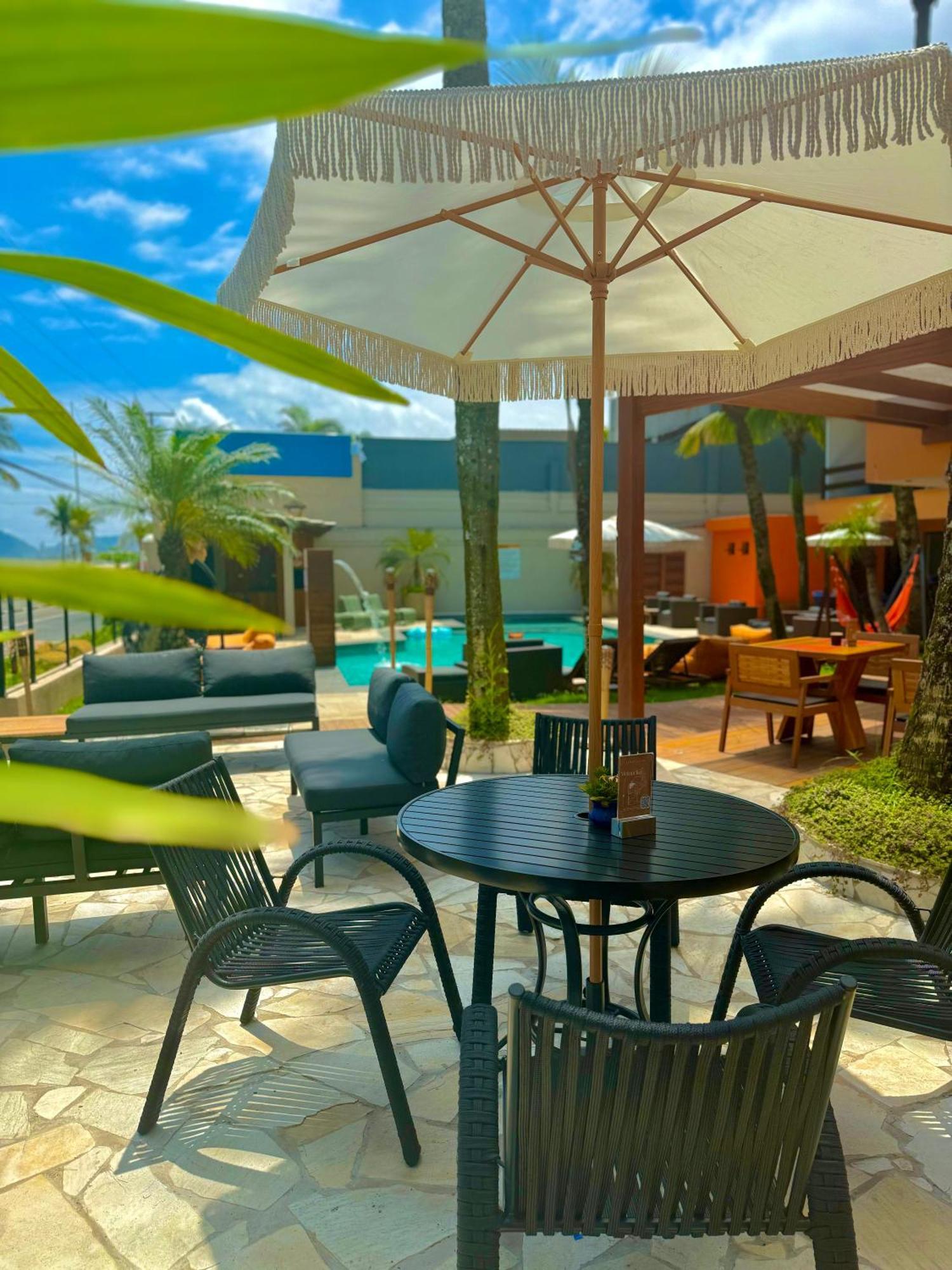 Luna Hotel Boutique - Frente A Praia Guarujá Exteriör bild